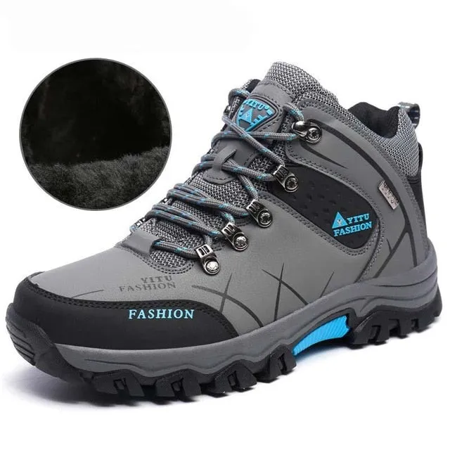 ( Free Shipping) Men Winter Snow Boots Warm Super High Waterproof