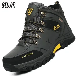 ( Free Shipping) Men Winter Snow Boots Warm Super High Waterproof