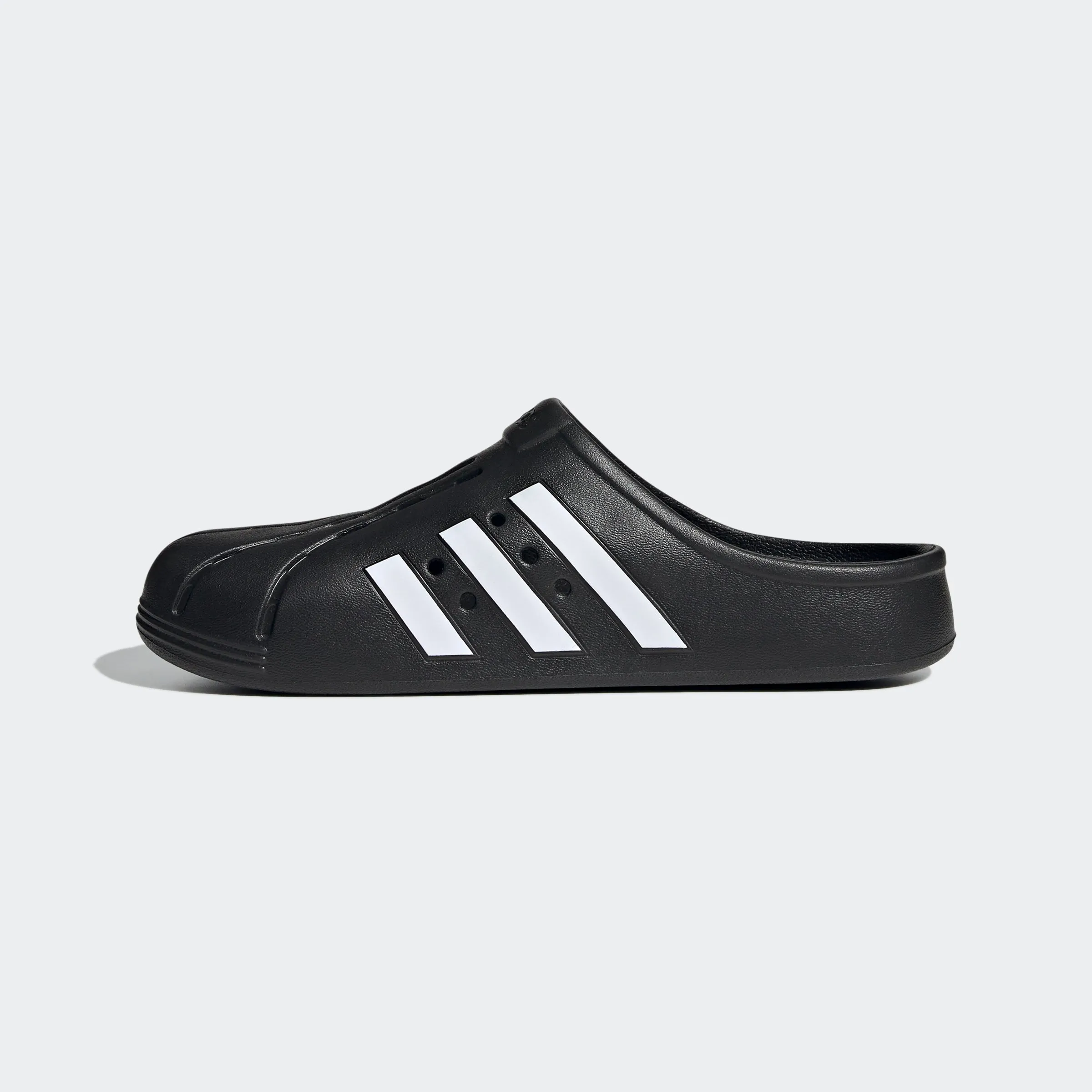 adidas ADILETTE Rubber Clogs - Core Black | Unisex