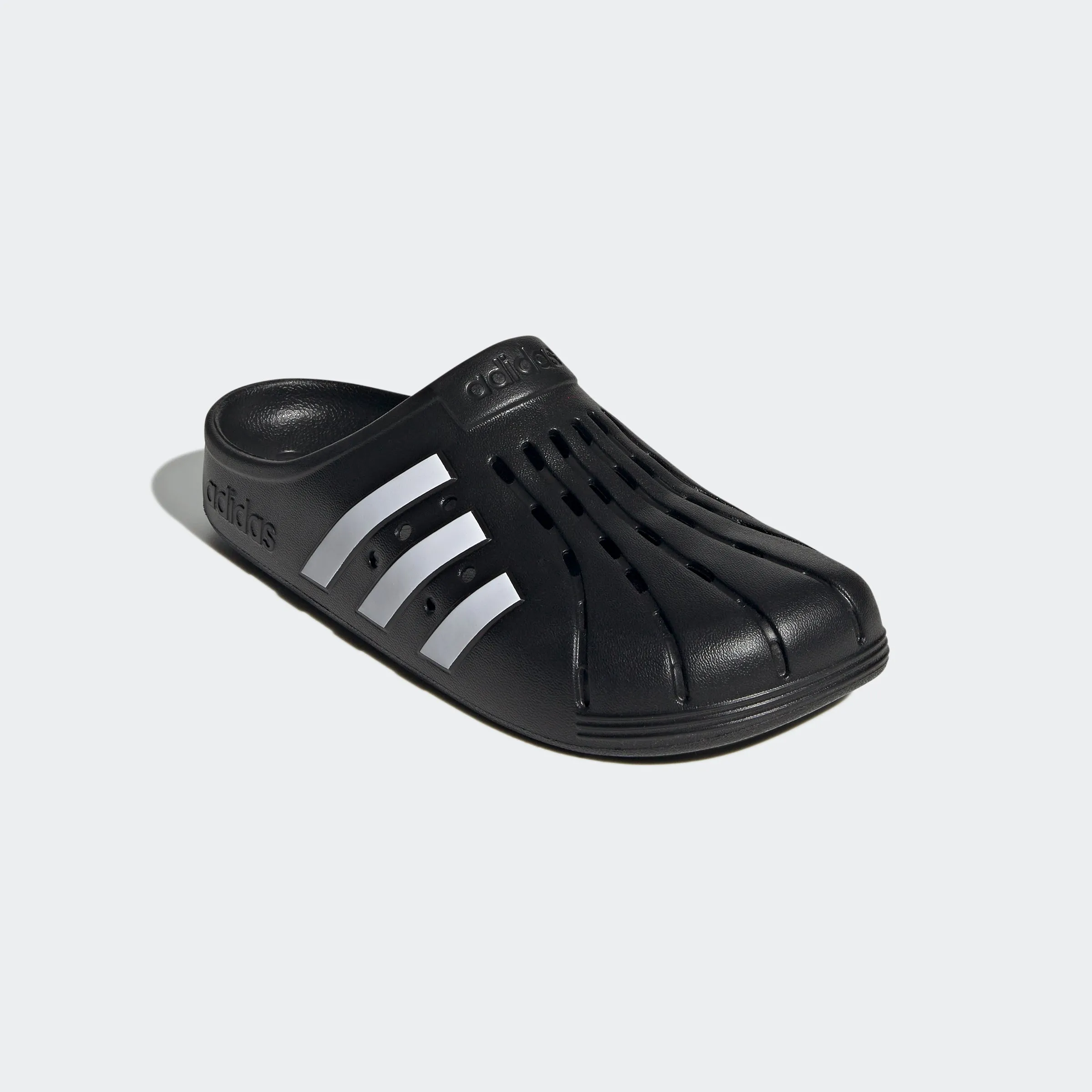 adidas ADILETTE Rubber Clogs - Core Black | Unisex