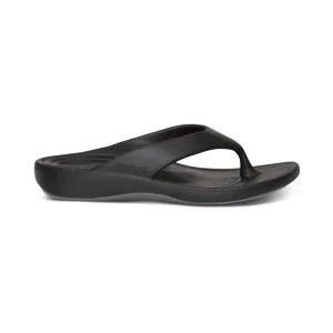 Aetrex Women's Maui Flips- Black