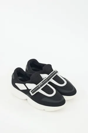 Black & White Cloudburst Sneaker