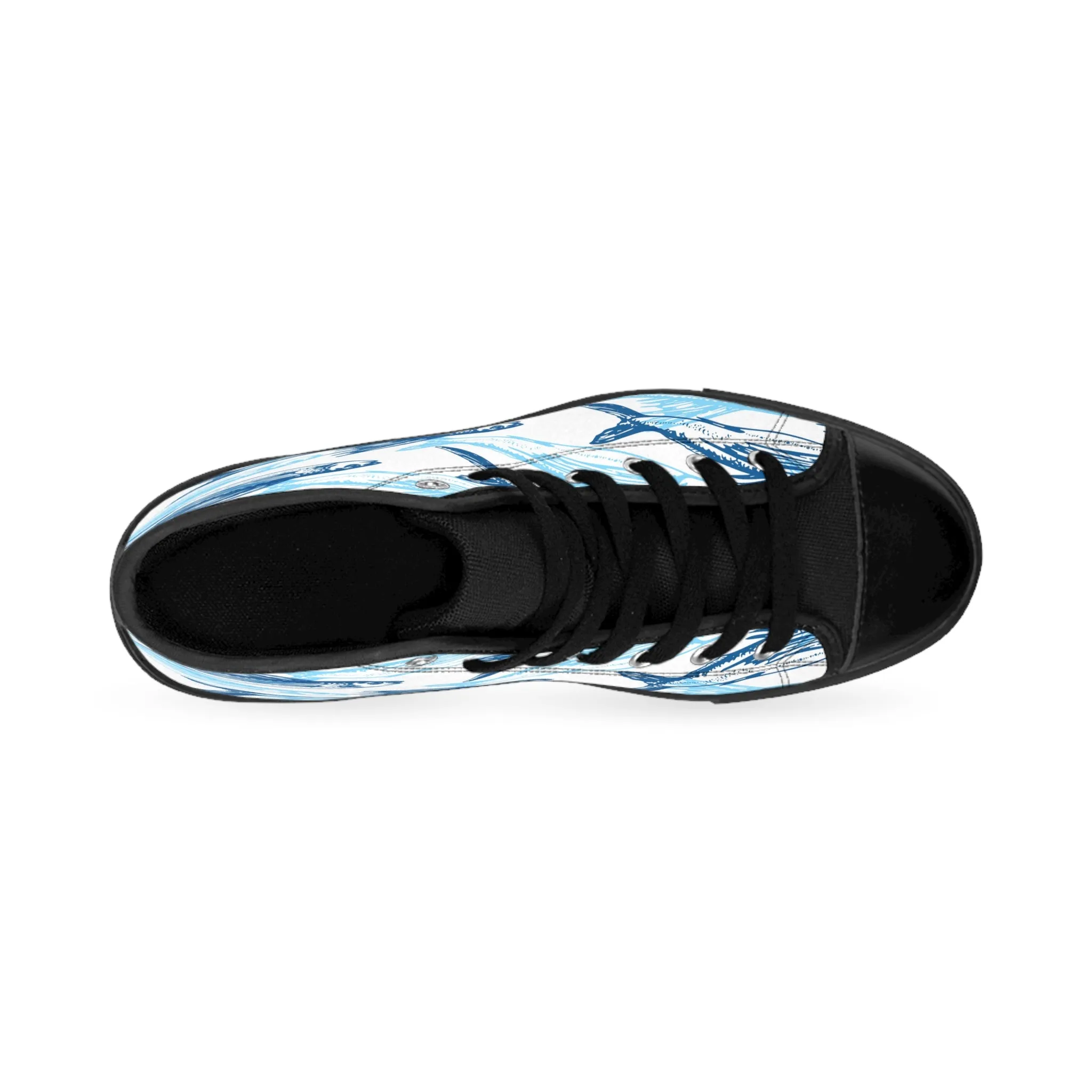 Blue Flying Fish Women's Classic Sneakers