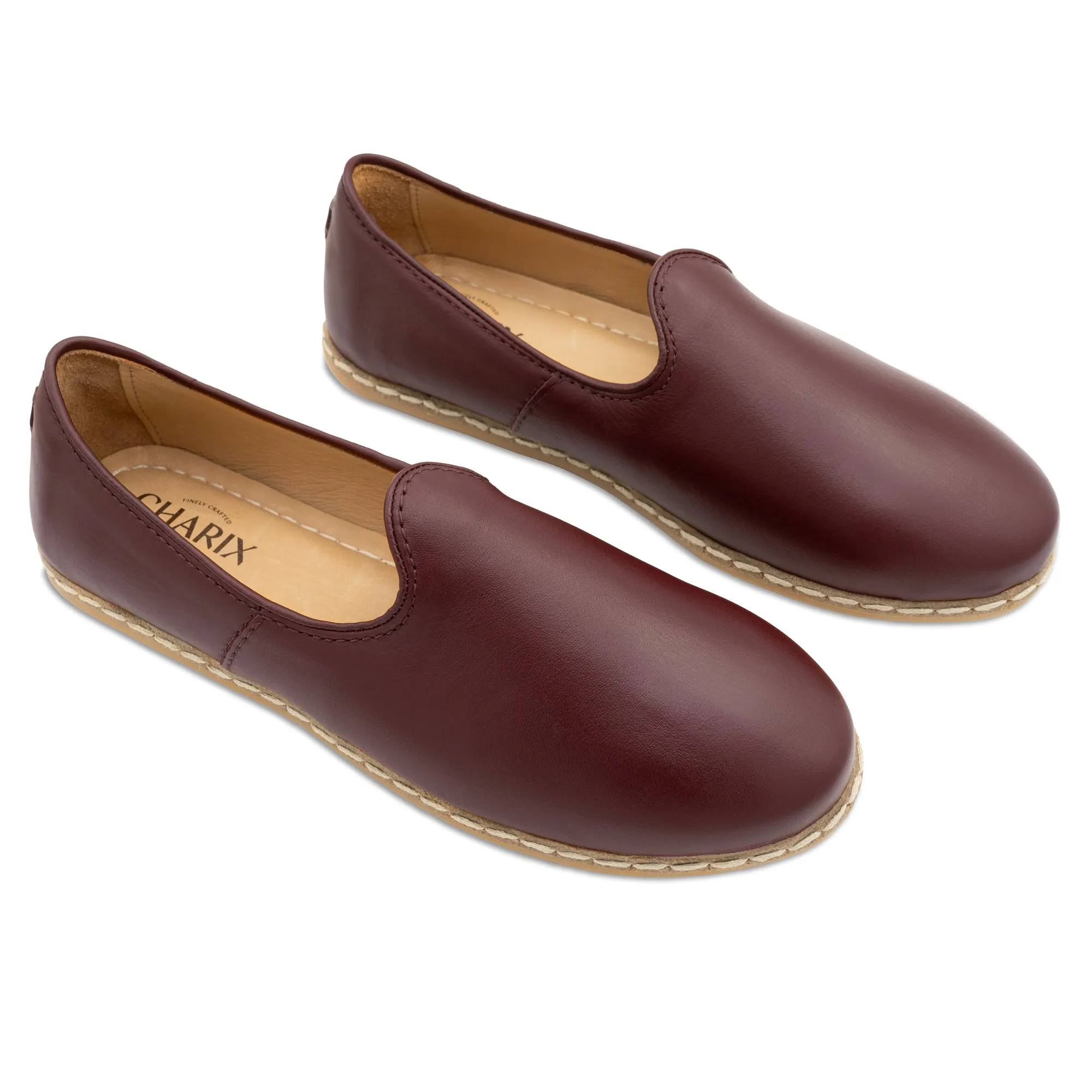Bordeaux Slip Ons for Men