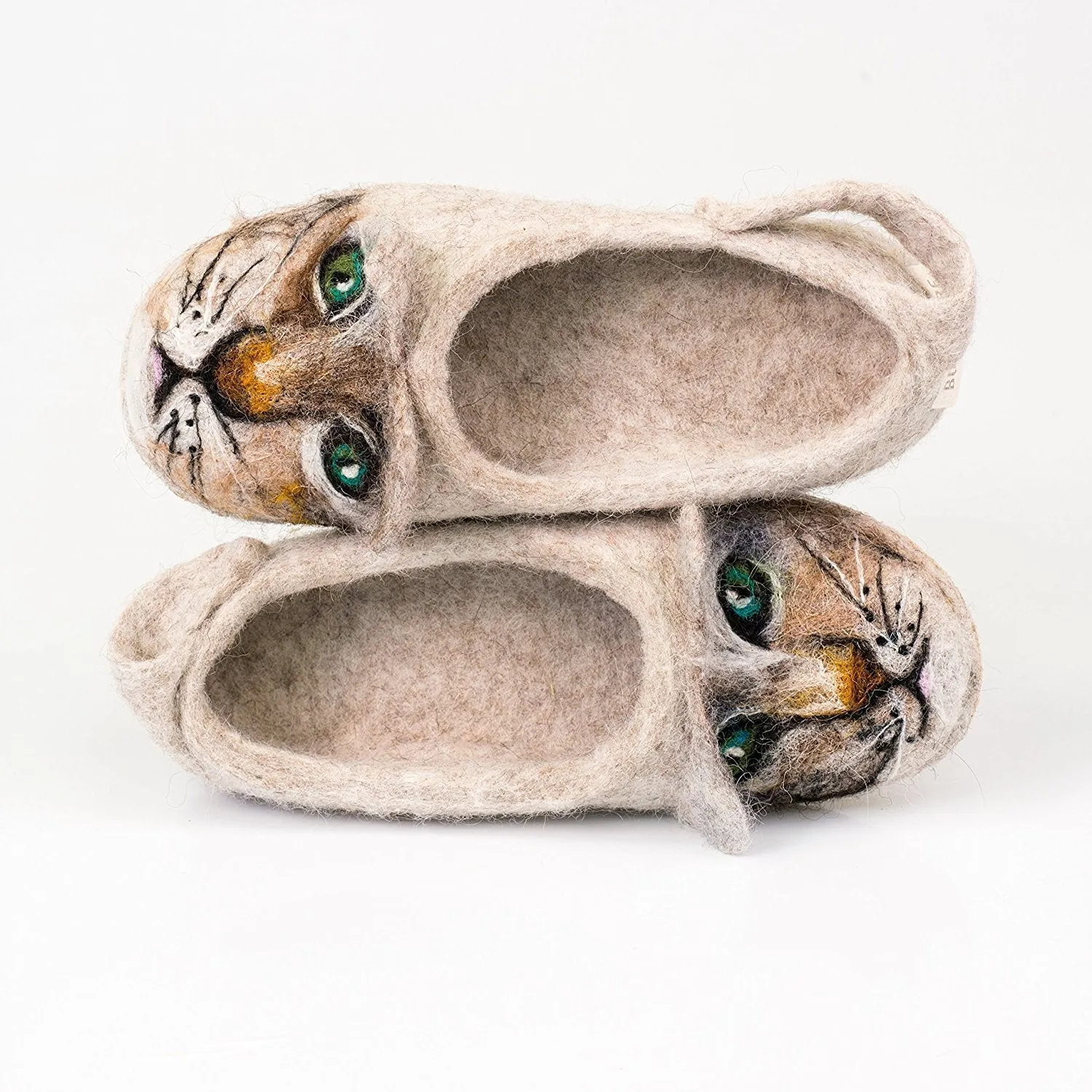 Brown Kitty Toddler slippers