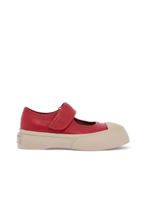 Calfskin Sneakers With Velcro Closure