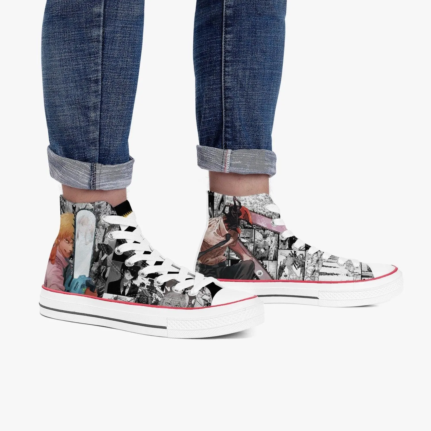 Chainsaw Man Denji A-Star High Anime Shoes