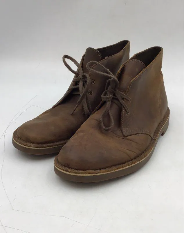 Clarks Men's Bushacre 2 26082286 Brown Lace-Up Chukka Boots - Size 9.5M