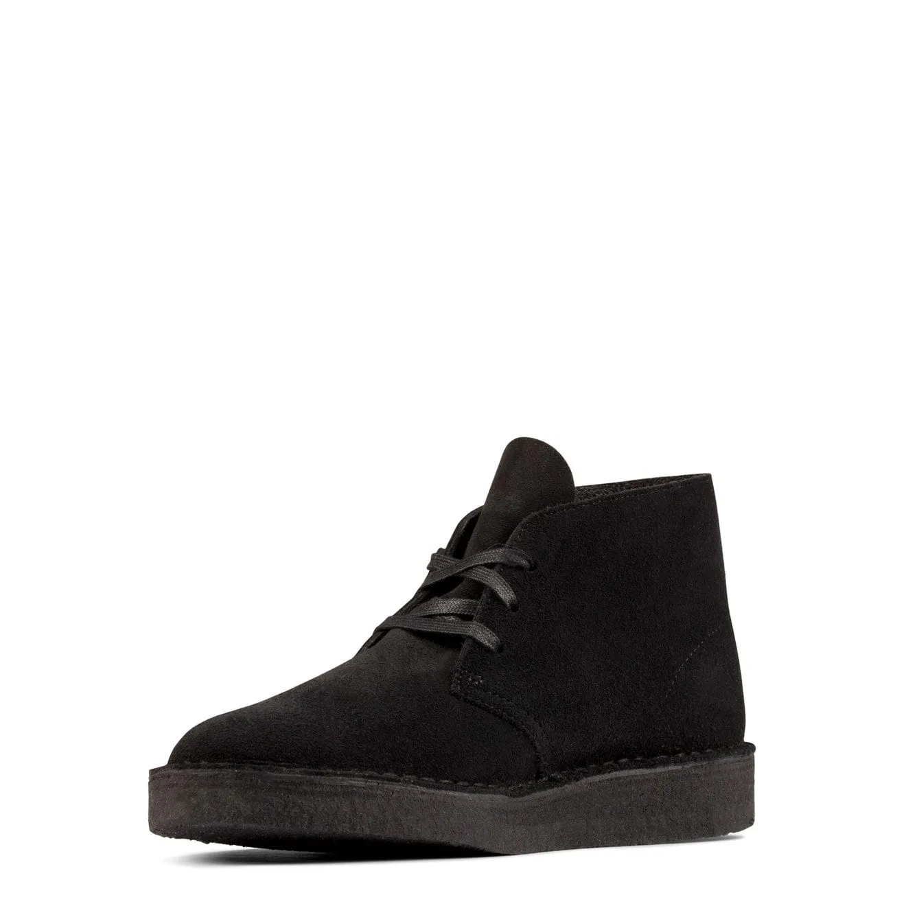 Clarks Originals Desert Coal Black Suede Shoes