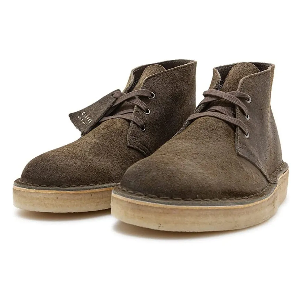 Clarks Originals Desert Coal Suede Leather Men's Boots