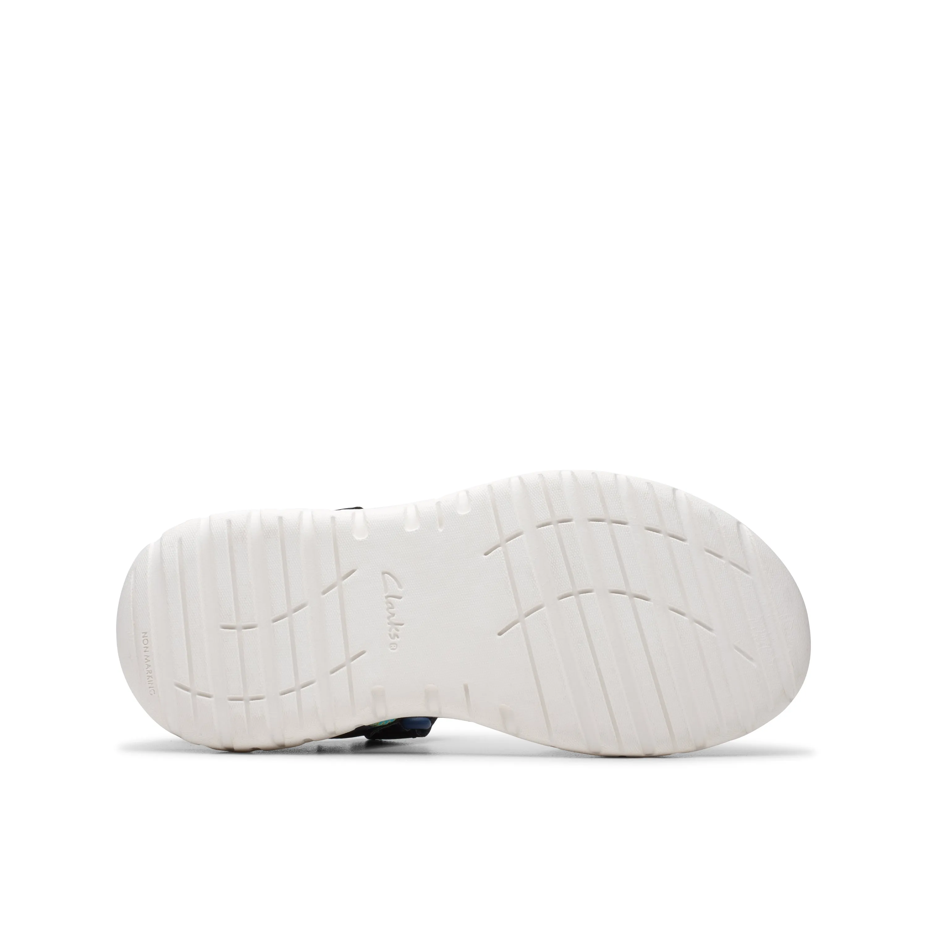 Clarks Surfing Tide K Boys Navy Dinosaur Water Friendly Sandal