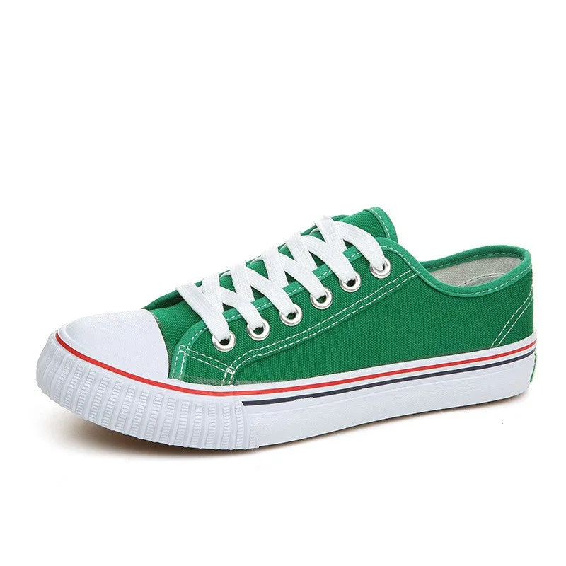 Classic Candy Color Canvas Lovers Sneakers Shoes
