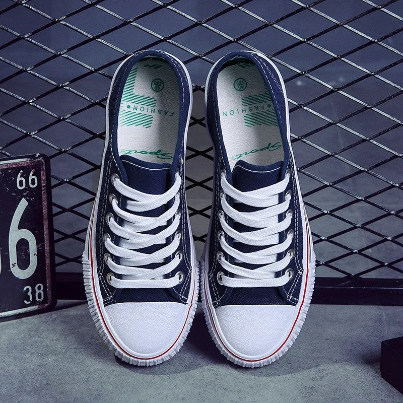 Classic Candy Color Canvas Lovers Sneakers Shoes