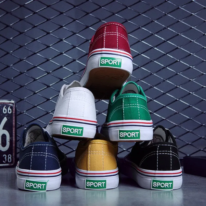 Classic Candy Color Canvas Lovers Sneakers Shoes