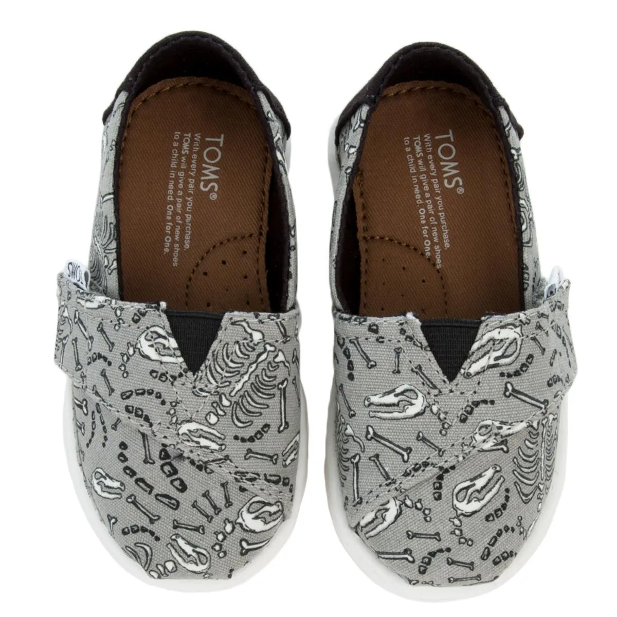 Classic Dinosaur Bones Glow in the Dark Flats