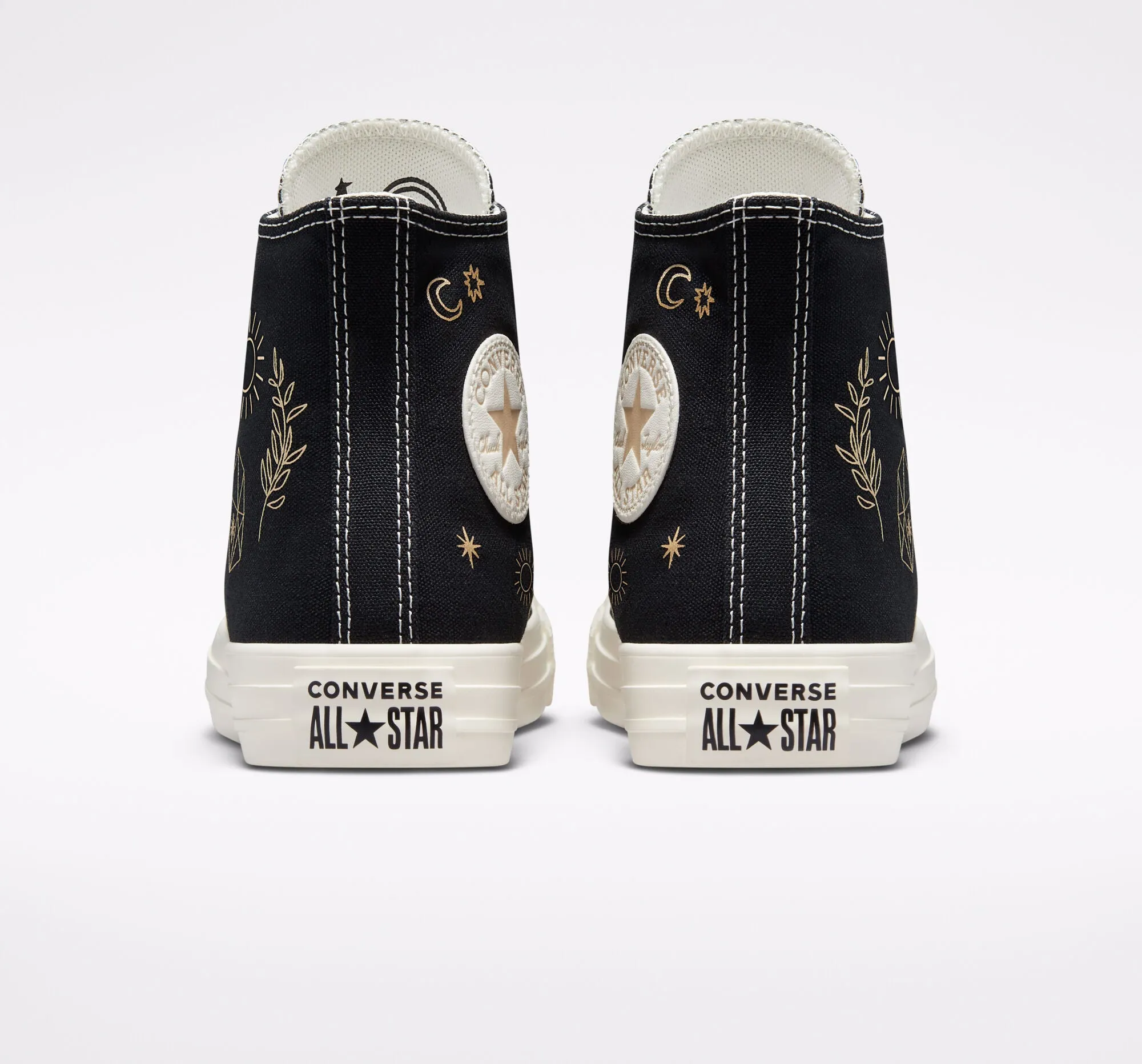 Converse CTAS Hi Black Golden Elements