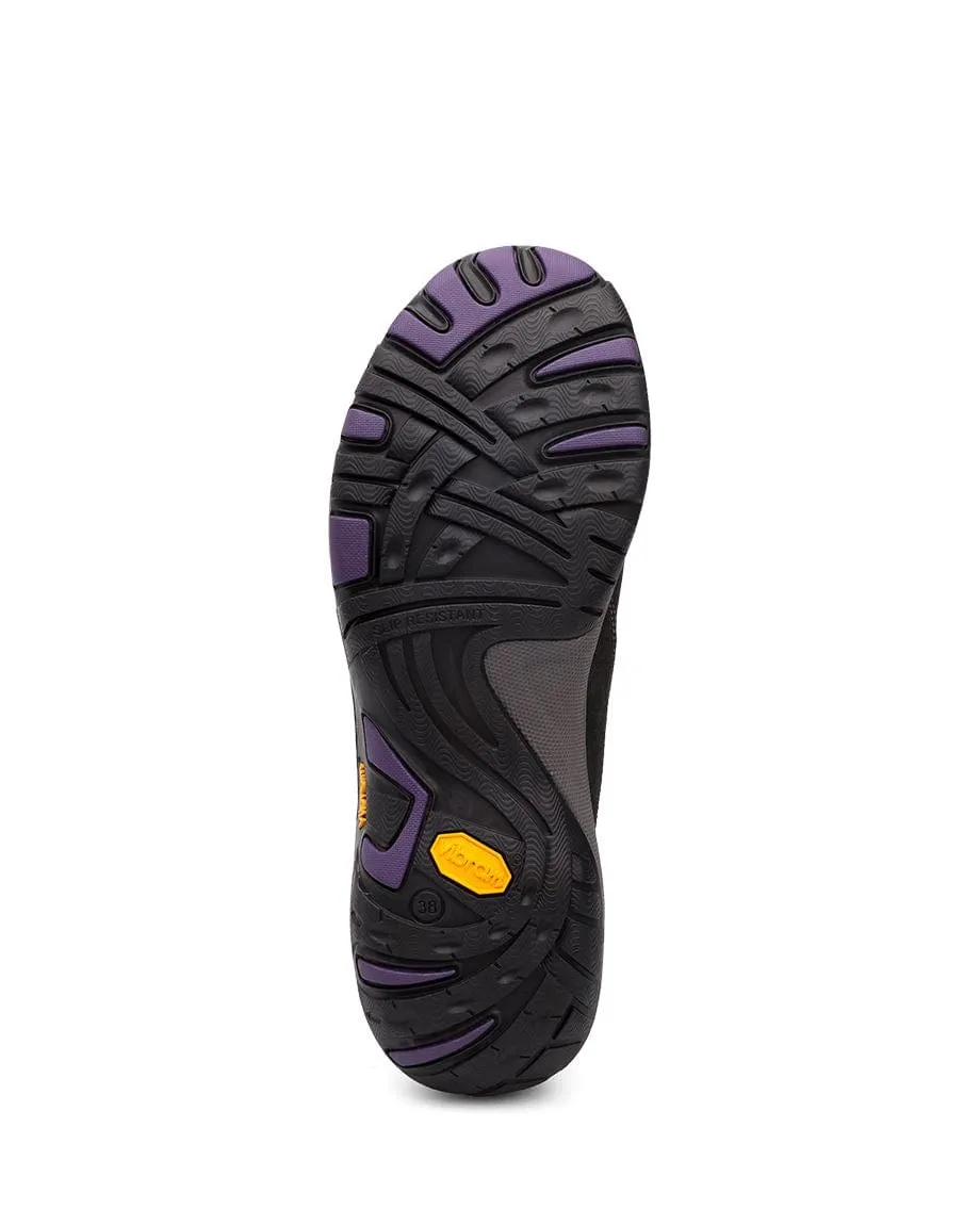 Dansko Women's Patti Slip Ons- Black Milled Nubuck