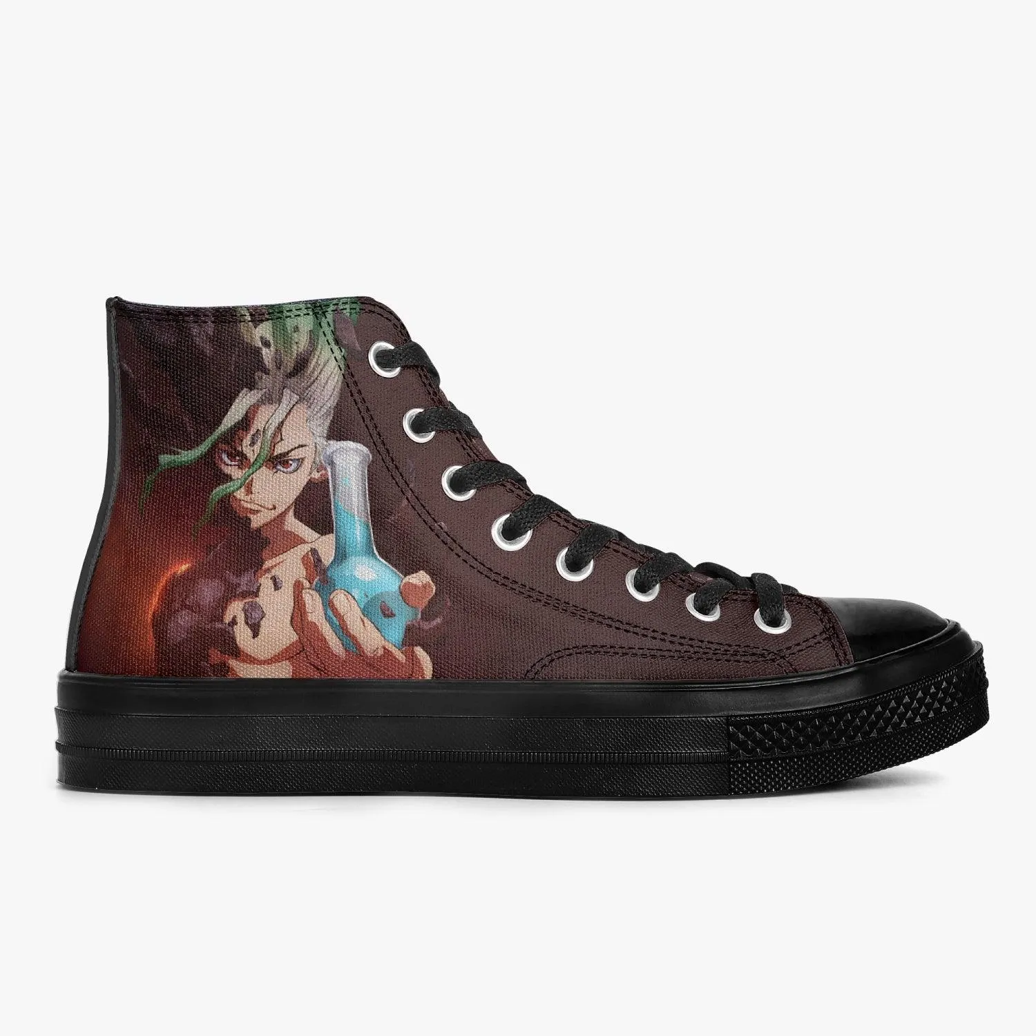 Dr Stone Senku Ishigami A-Star High Anime Shoes