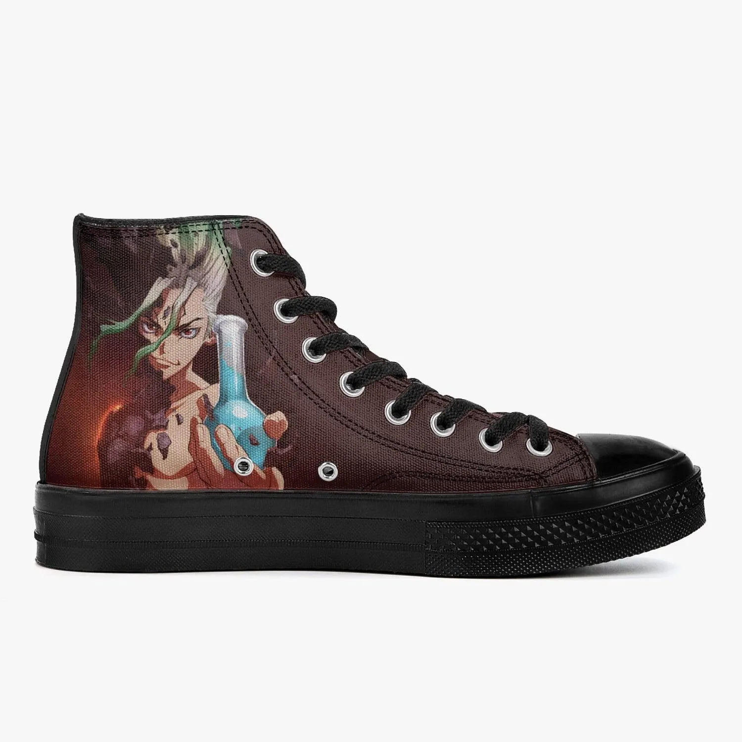 Dr Stone Senku Ishigami A-Star High Anime Shoes