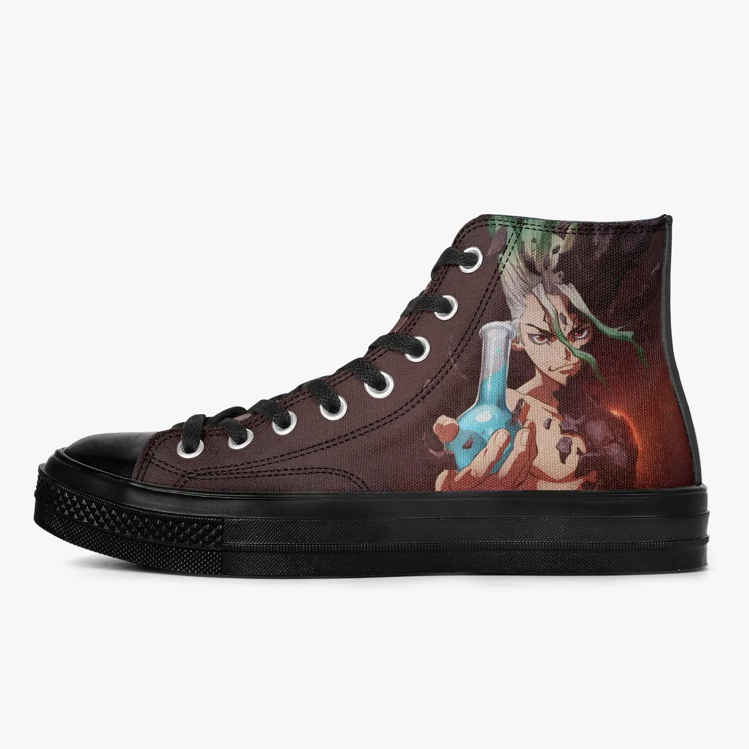 Dr Stone Senku Ishigami A-Star High Anime Shoes