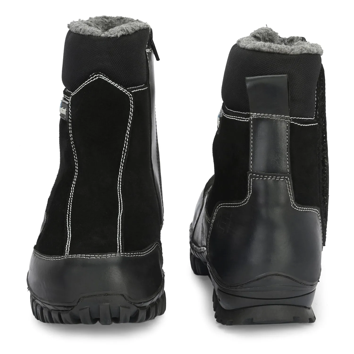 Eego Italy Snug Genuine Leather Winter Snow Boots With Fur