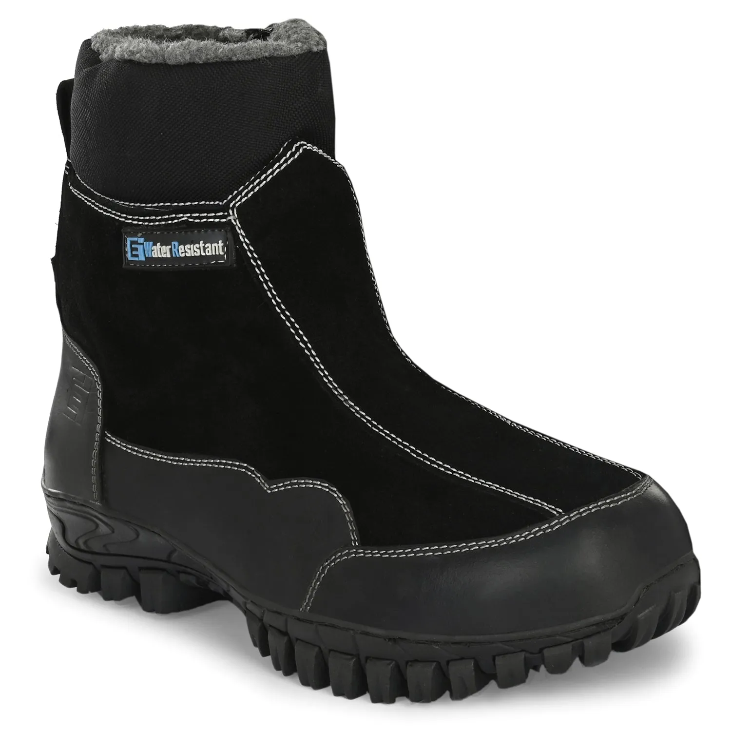 Eego Italy Snug Genuine Leather Winter Snow Boots With Fur