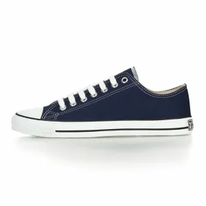 Fair Trainer White Cap Lo Cut Classic Ocean Blue | Just White