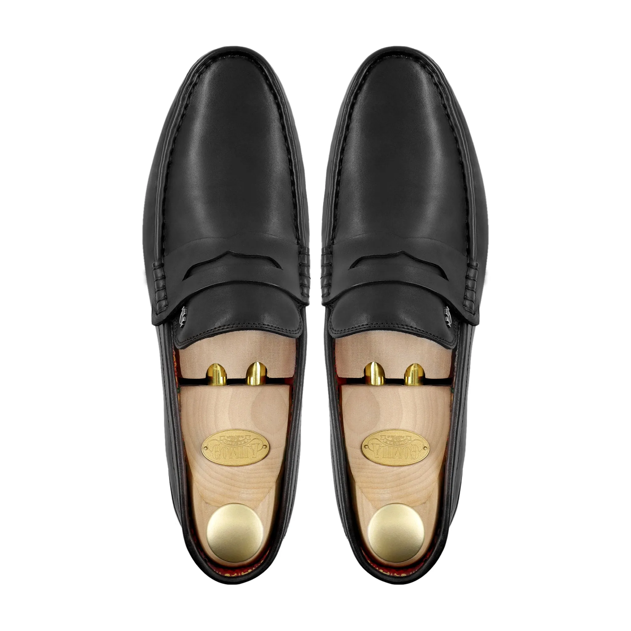 Fronzay - Men's Black Calf Leather Loafer