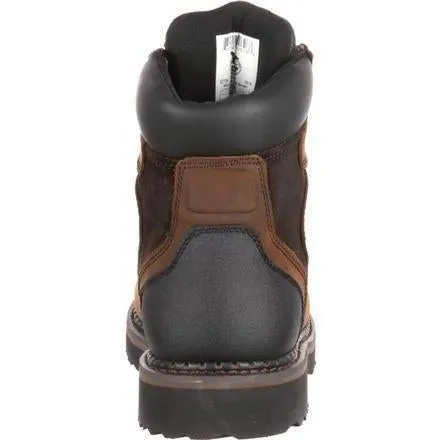 Georgia Men's Brookville 6" Steel Toe Waterproof Work Boot - Brown - G7334