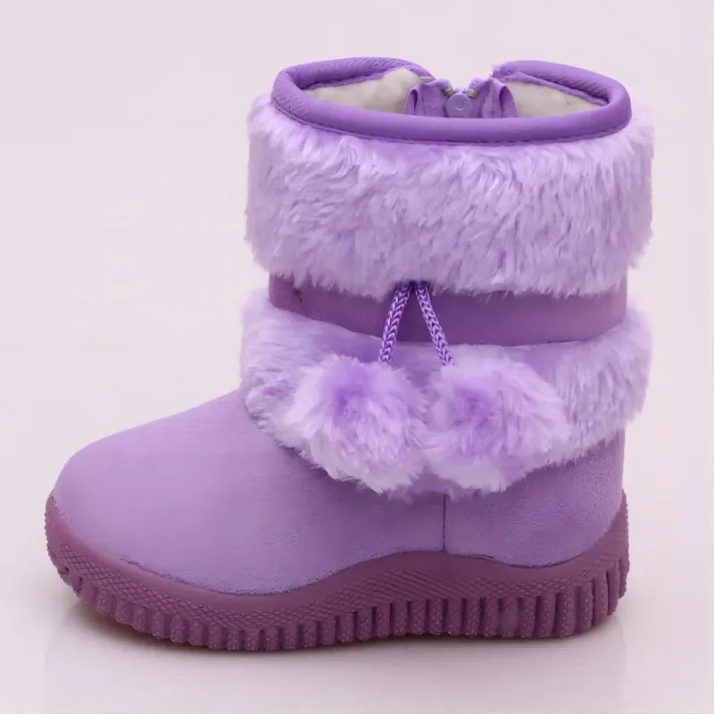 Girls & Boys Winter Snow Boots - Warm Comfortable & Cute
