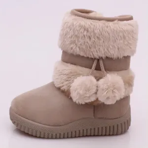 Girls & Boys Winter Snow Boots - Warm Comfortable & Cute