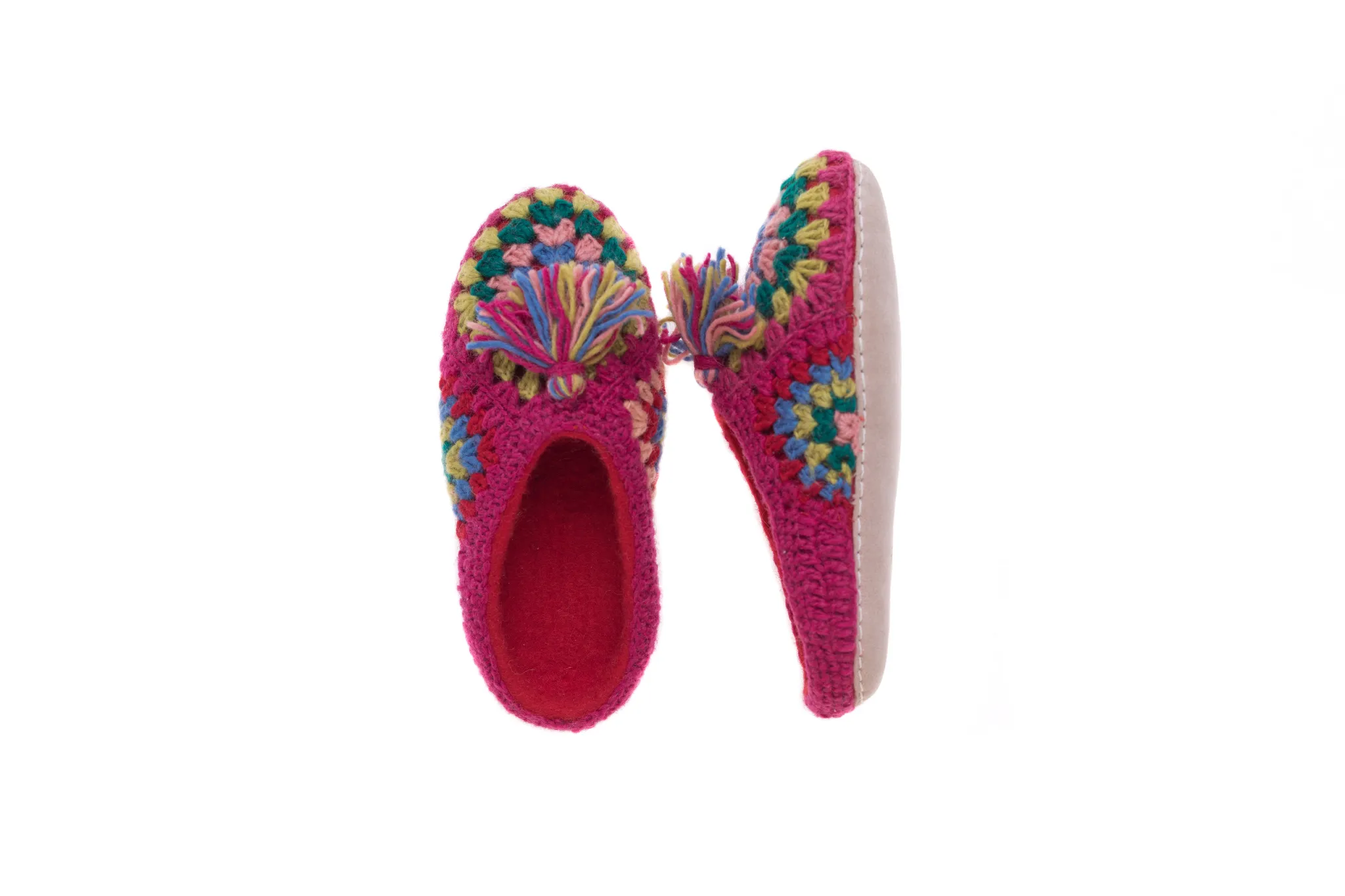 Granny Square Slippers
