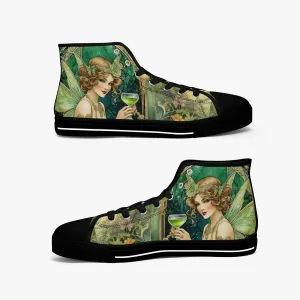 Green Absinthe Fairy Hi Top Sneakers