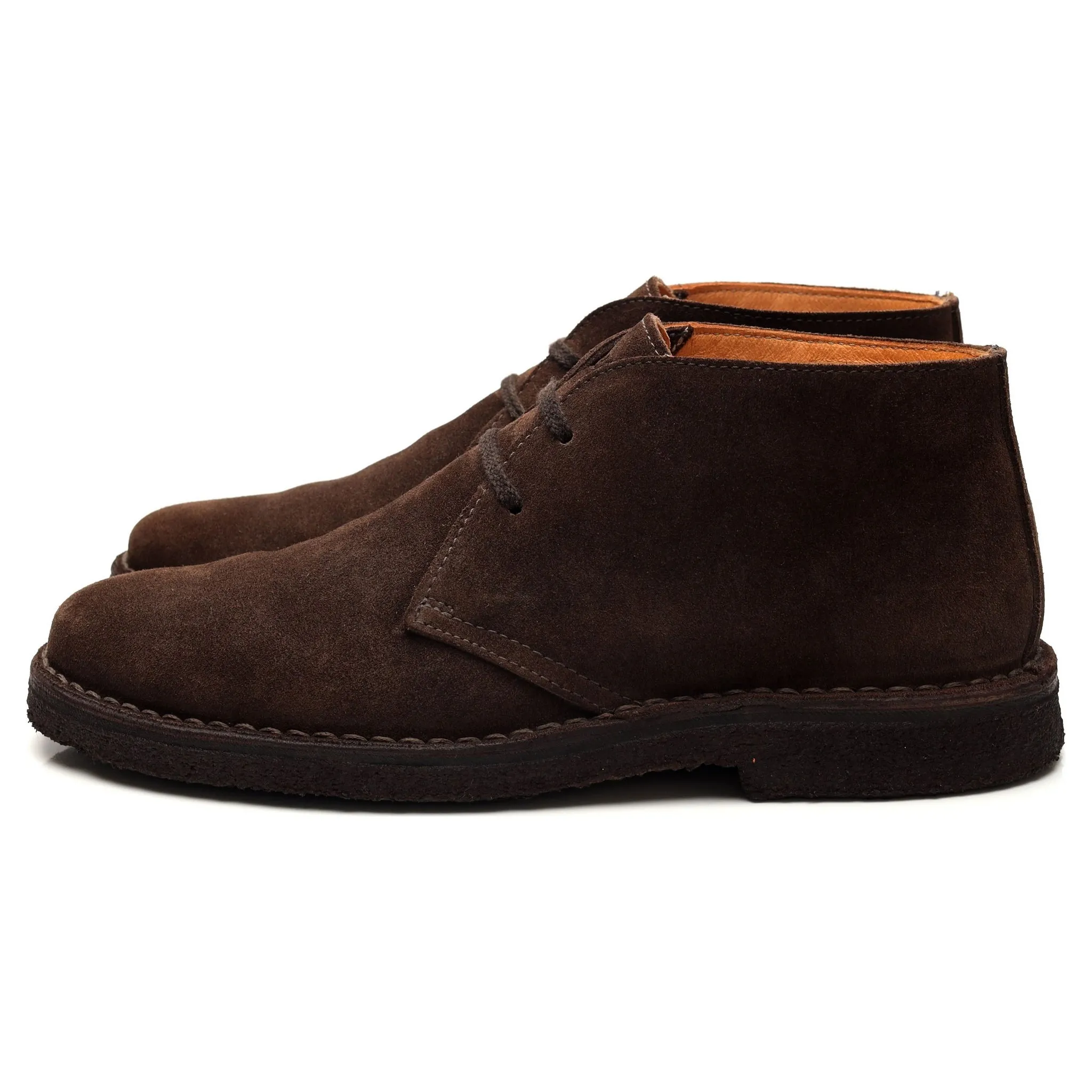 'Greenflex' Dark Brown Suede Chukka Boots UK 7 EU 41