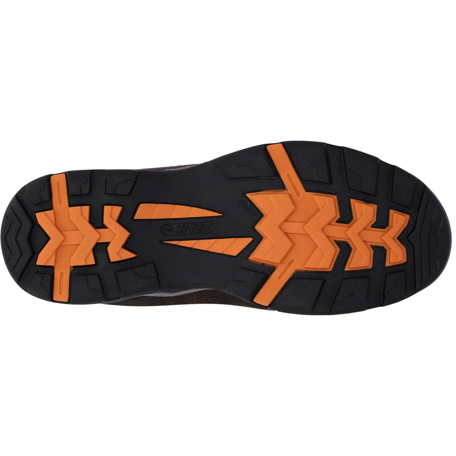 Hi-Tec Mens Storm Wide Fit Suede Boots - Dark Brown