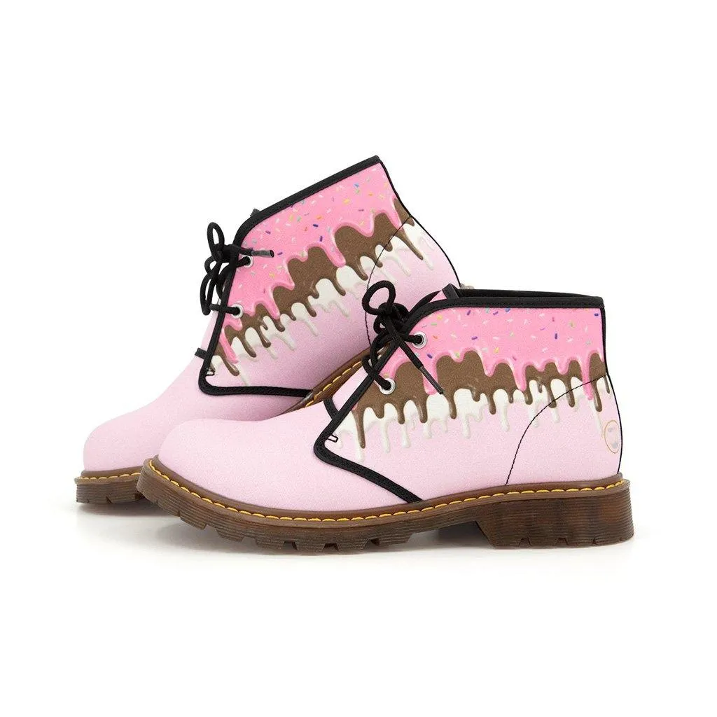 Ice Cream Sundae Chukka Ankle Boots