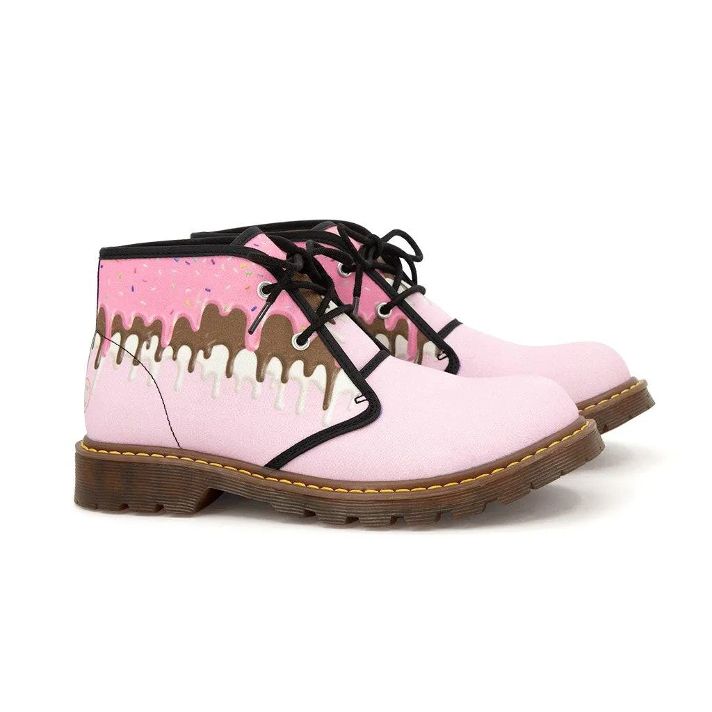 Ice Cream Sundae Chukka Ankle Boots