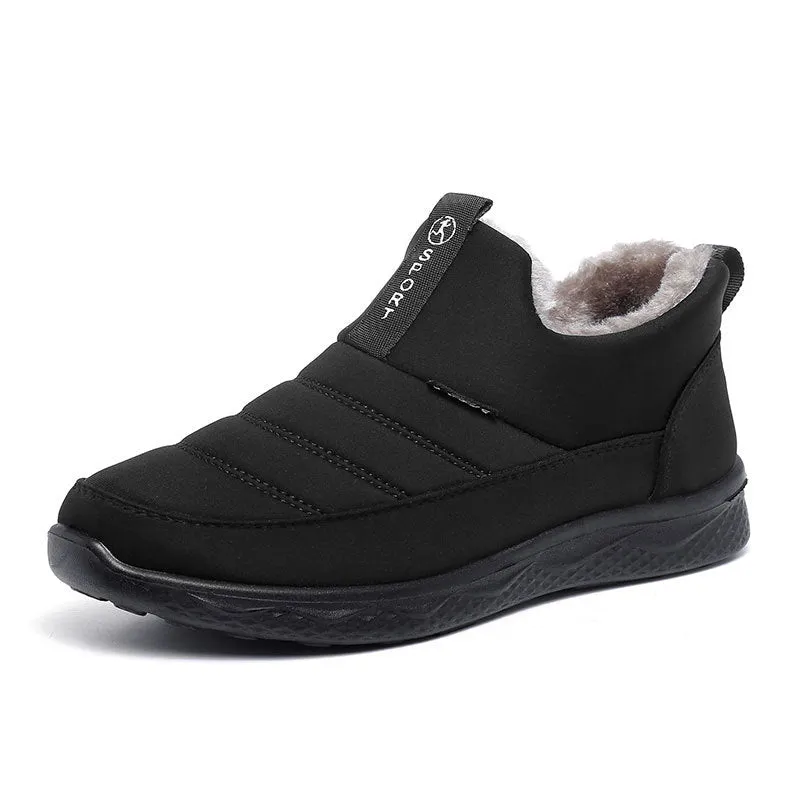 Ladies Faux Fur Wide Fit Winter Boots for Bunions Seniors
