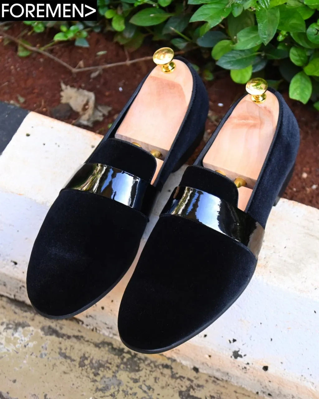 MOLLENT | Black Velvet Loafers