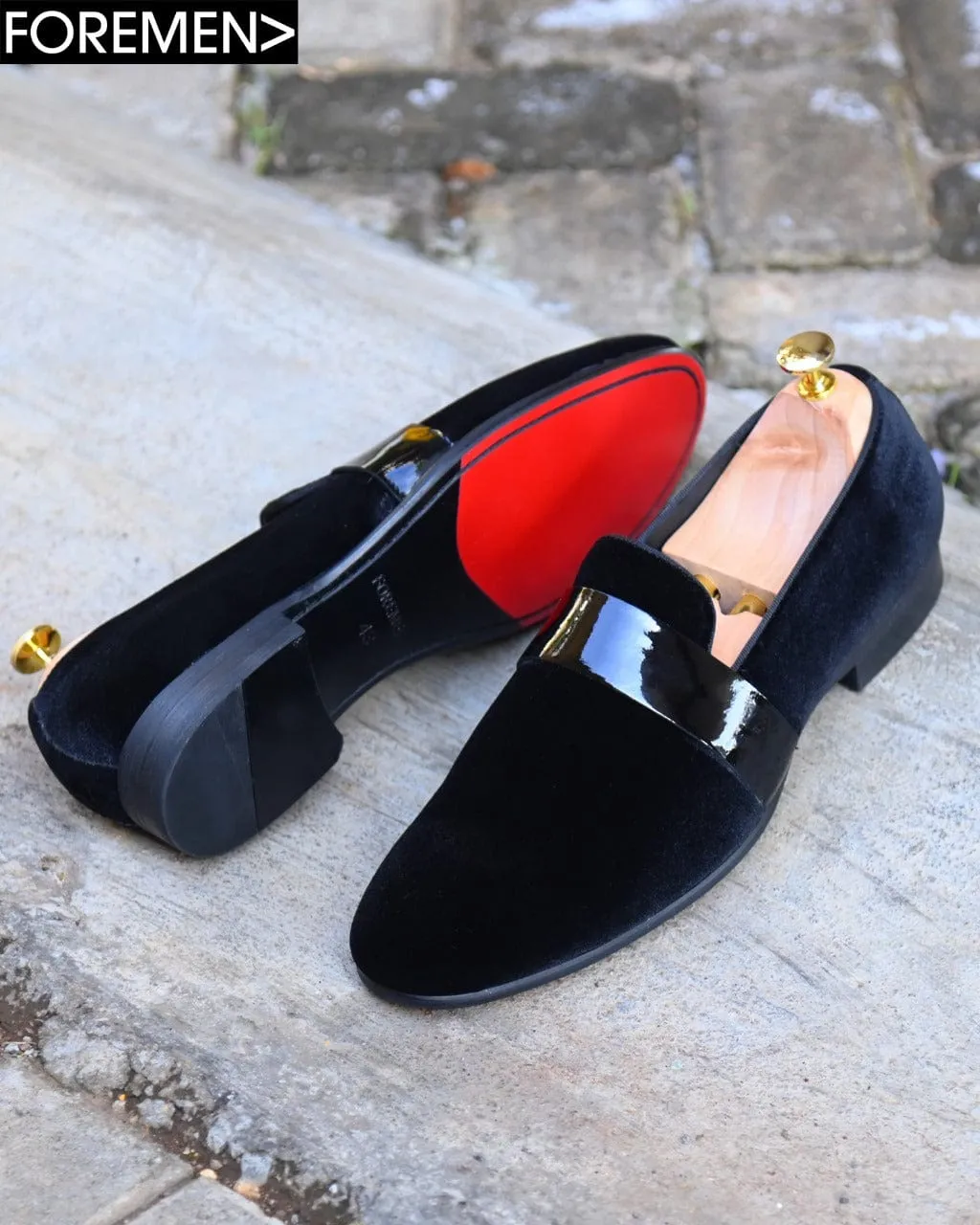 MOLLENT | Black Velvet Loafers