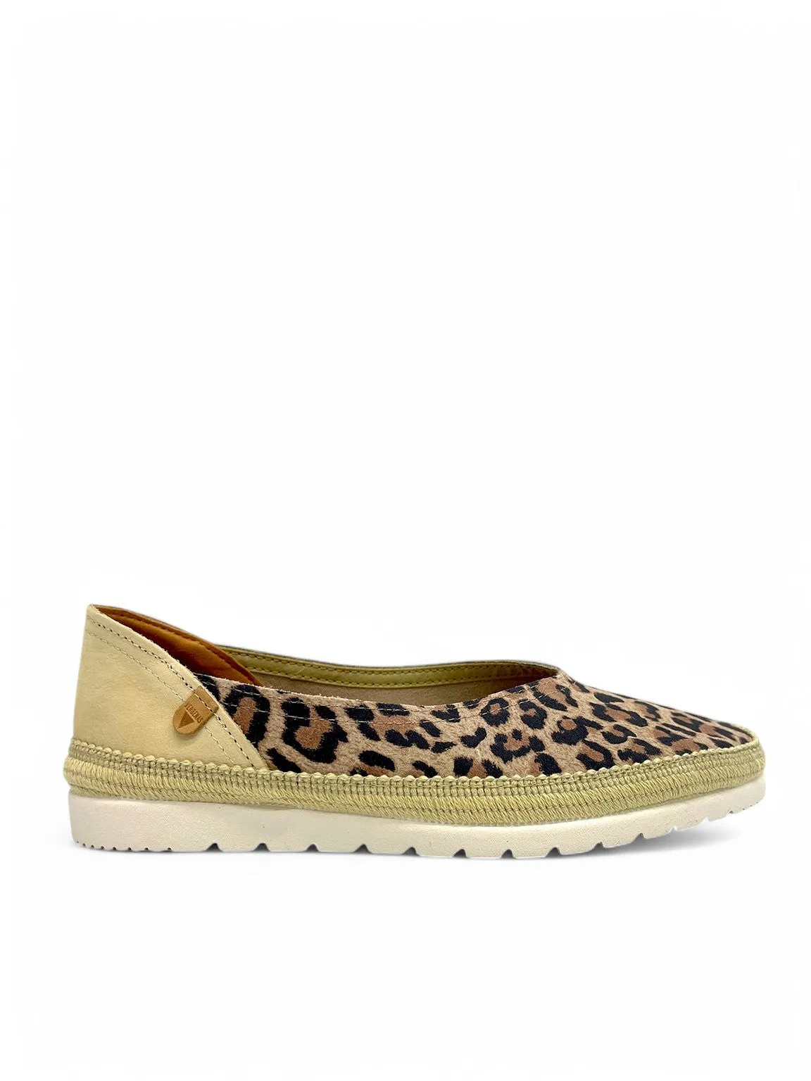 Nicole Printed Suede Slip-ons