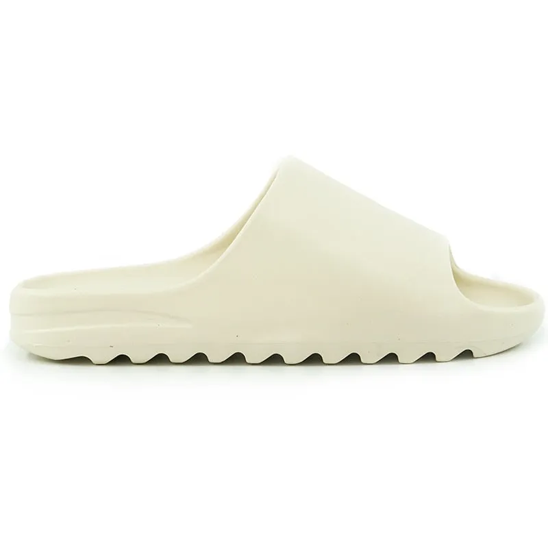 Plain Patterned Slides With Comfortable Sole