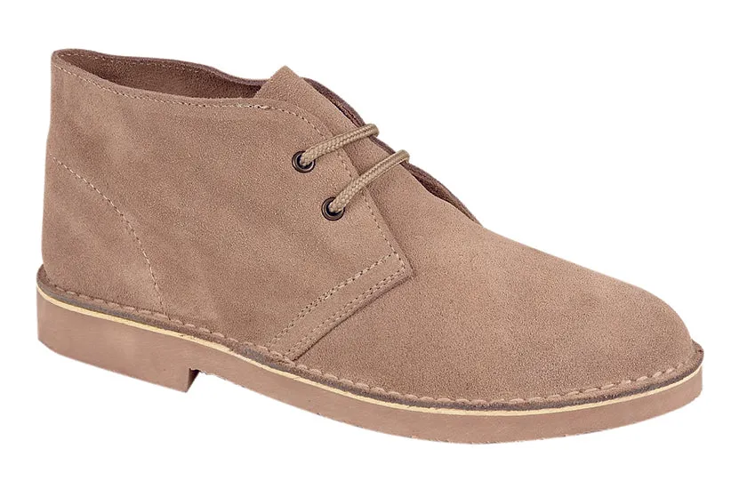 Roamers Real Suede Desert Boots