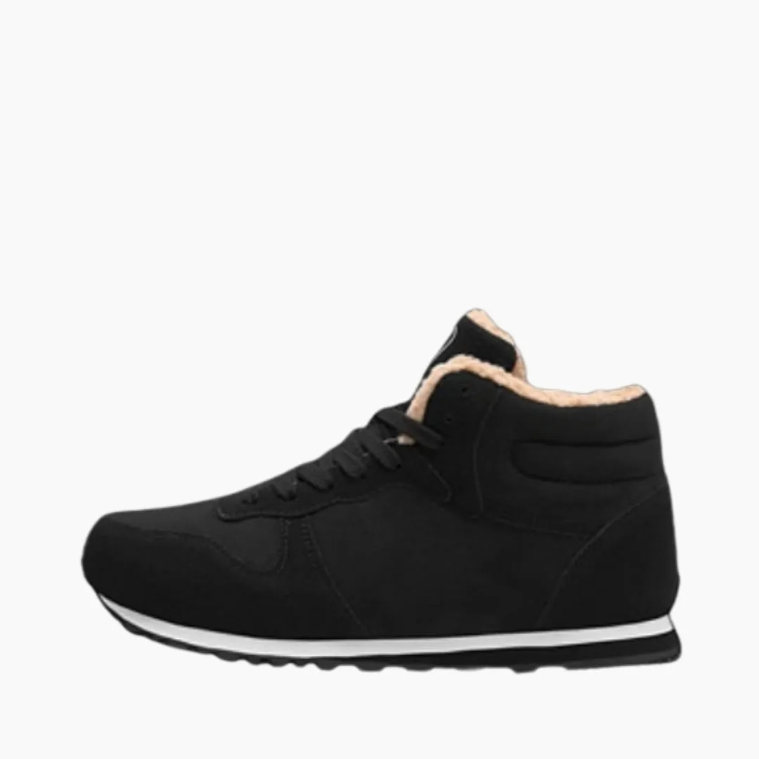 Round Toe, Lace-up : Winter Boots for Men