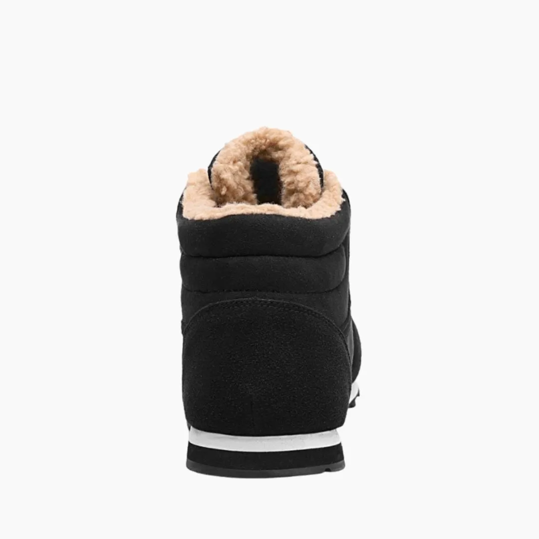 Round Toe, Lace-up : Winter Boots for Men