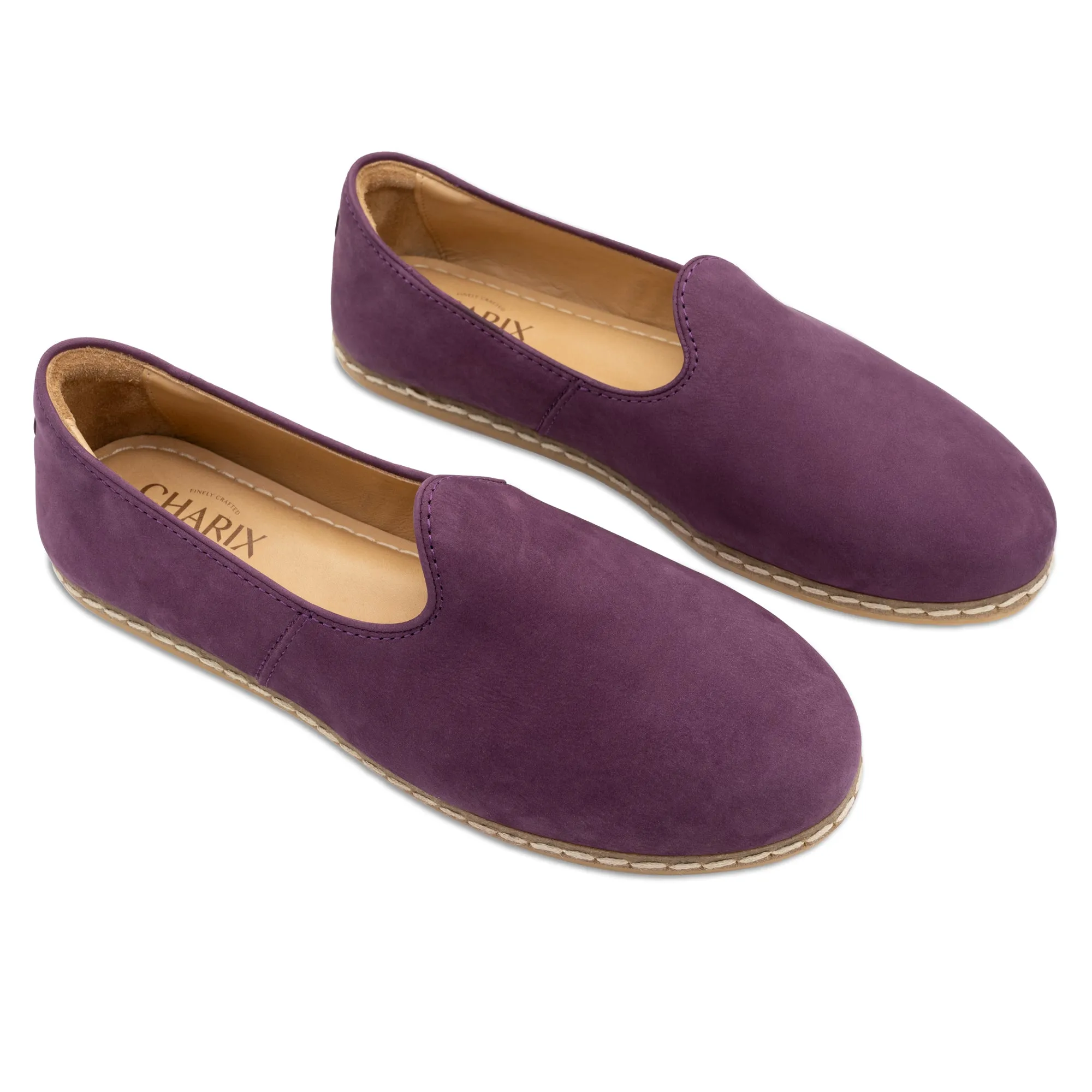 Royal Purple Slip Ons for Men