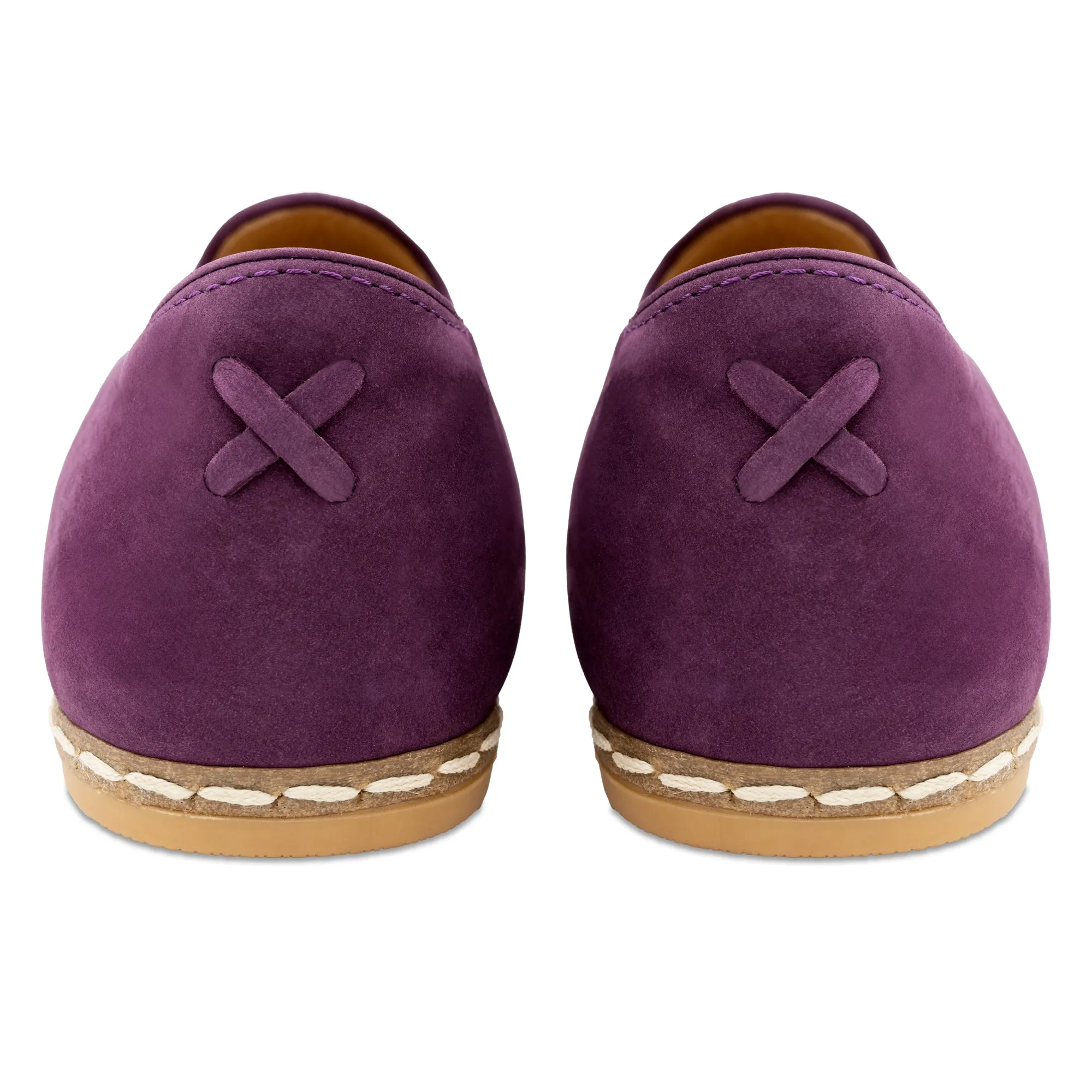 Royal Purple Slip Ons for Men