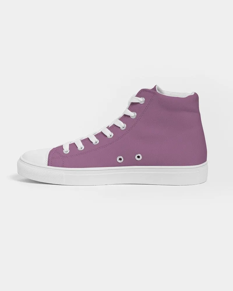 Shaded Pastel Purple High-Top Canvas Sneakers | Women's | C15M60Y0K30