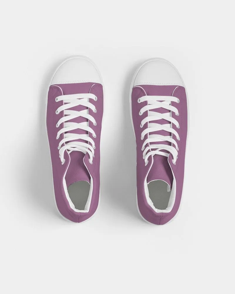 Shaded Pastel Purple High-Top Canvas Sneakers | Women's | C15M60Y0K30