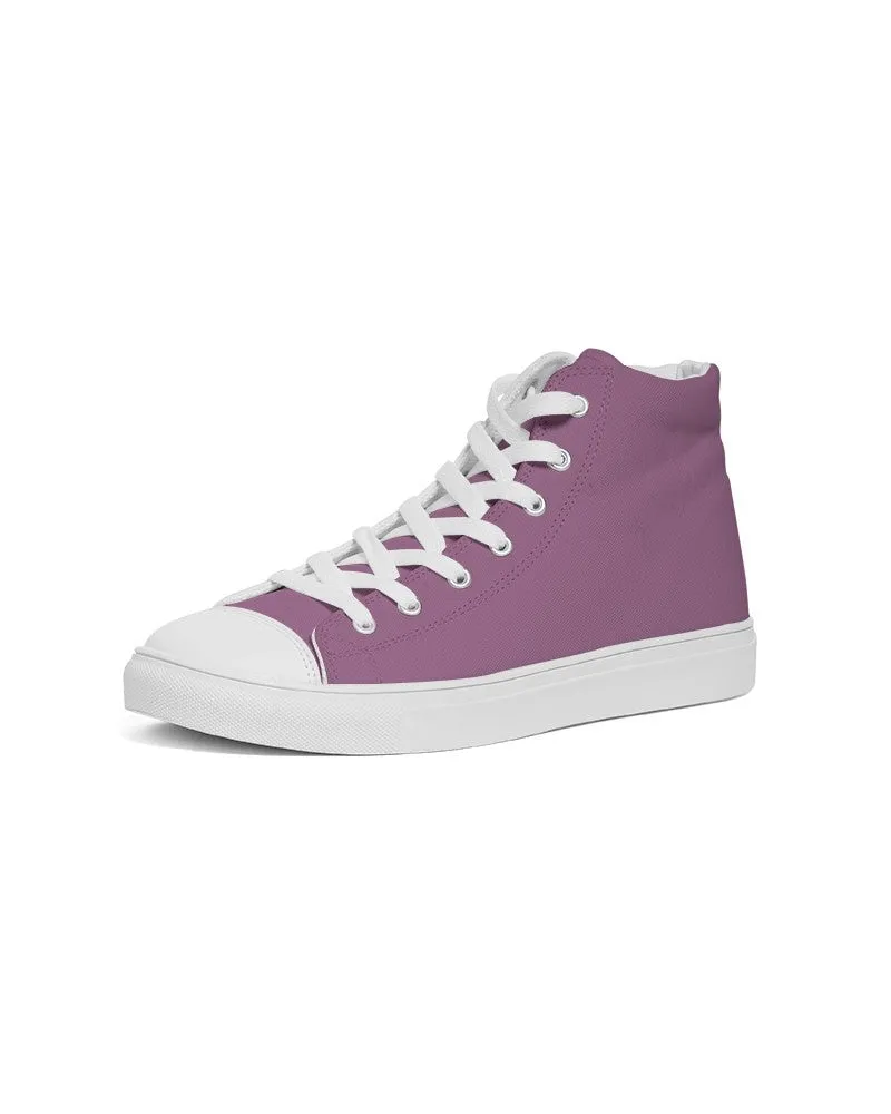 Shaded Pastel Purple High-Top Canvas Sneakers | Women's | C15M60Y0K30